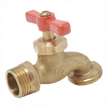 LLAVE LATÓN COMPACTA PARA MANGUERA 1/2" - Envío Gratuito
