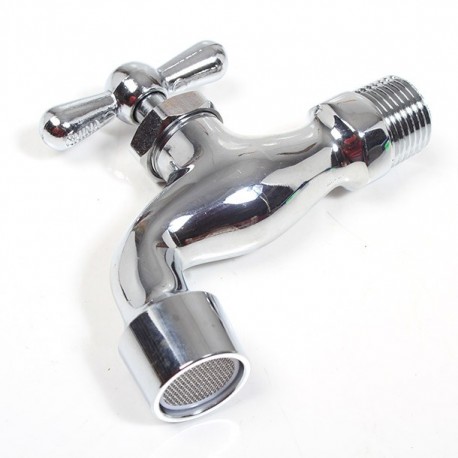 LLAVE NARIZ CROMO 1/2 CON AEREADOR - Envío Gratuito