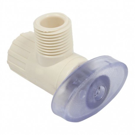 VÁLVULA ANGULAR DE CONTROL CPVC ROSCA X ROSCA 13MM - Envío Gratuito