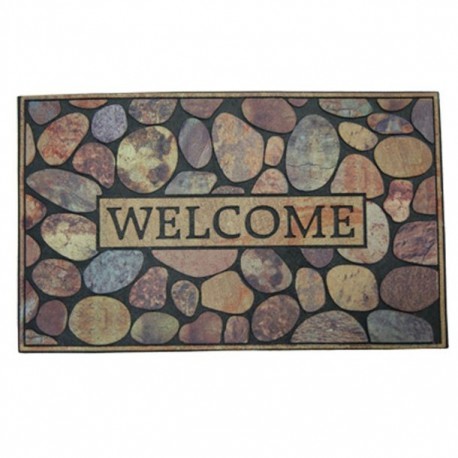 IRON STONE ENTRADA FLOCKEADO 45X75 CM - Envío Gratuito