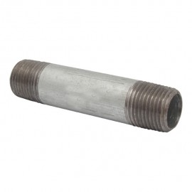 NIPLE ACERO GALVANIZADO CÉDULA 40 CON COSTURA 1/2" X 3" - Envío Gratuito