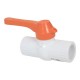 VÁLVULA DE ESFERA 1/2" DE PVC CON MANIJA - Envío Gratuito