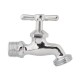 LLAVE MANGUERA CROMADA 1/2" B2 - Envío Gratuito
