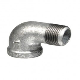 CODO NIPLE 90° GALVANIZADO 1/2" - Envío Gratuito