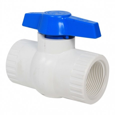 VÁLVULA DE ESFERA PVC CEMENTAR 1-1/4" - Envío Gratuito