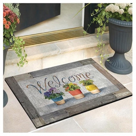 TAPETE WELCOME SUCCULENTS 45X75CM - Envío Gratuito