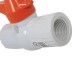 VÁLVULA DE ESFERA PARA ROSCAR MANIJA LARGA 1/2" PVC - Envío Gratuito