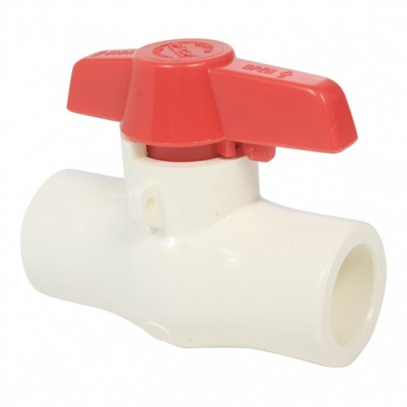 VÁLVULA DE CPVC ESFERA DE 3/4" PARA CEMENTAR - Envío Gratuito