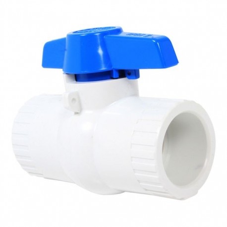 VÁLVULA DE ESFERA PVC CEMENTAR 1" - Envío Gratuito