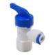 VÁLVULA COPLE FITTING DE 1/4 X 1/4 DE PASO - Envío Gratuito