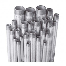 TRAMERIA ACERO GALVANIZADO CÉDULA 40 CON COSTURA 1" X 36" - Envío Gratuito