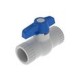 VÁLVULA DE ESFERA PVC CEMENTAR 3/4 - Envío Gratuito