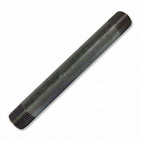 NIPLE ACERO GALVANIZADO CÉDULA 40 CON COSTURA 1" X - Envío Gratuito