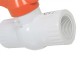 VÁLVULA DE ESFERA 3/4" PVC ROSCAR MANIJA LARGA - Envío Gratuito