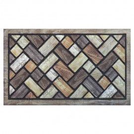 TAPETE HERRINGBONE HEATHER 45 X 75 CM BIOTRADE - Envío Gratuito