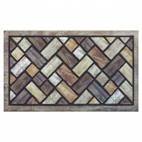 TAPETE HERRINGBONE HEATHER 45 X 75 CM BIOTRADE - Envío Gratuito