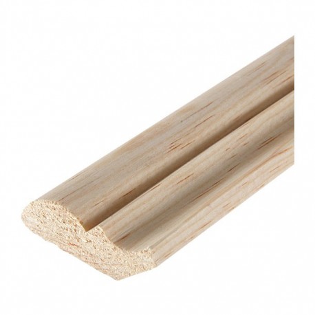MOLDURA CORNISA DE PINO 5/9X 1 1/3"" X 8""" - Envío Gratuito