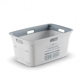 CANASTA LAVANDERIA CHIC DENIM 45 L - Envío Gratuito