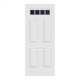 PUERTA ACERO CLAS 4L BLANCA C26 90X213 - Envío Gratuito