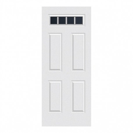 PUERTA ACERO CLAS 4L BLANCA C26 90X213 - Envío Gratuito