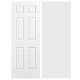 PUERTA ACERO MIXT 6P BLANCO C28 90X206 - Envío Gratuito