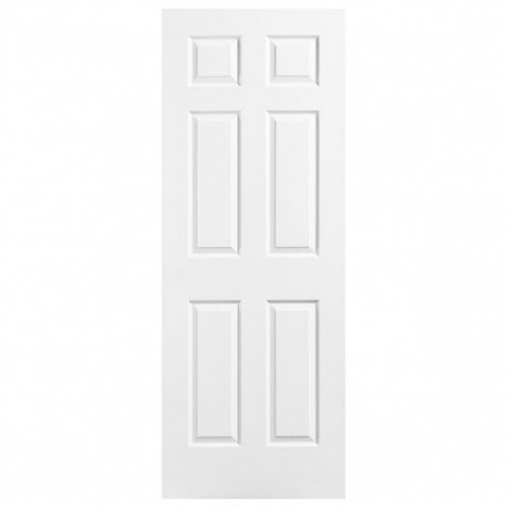 PUERTA TAMBOR ALPINA 6P BLANCA 70X213 - Envío Gratuito