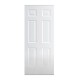 PUERTA DE ACERO BLANCA 6 PANELES 85 X 213 CM MASONITE - Envío Gratuito