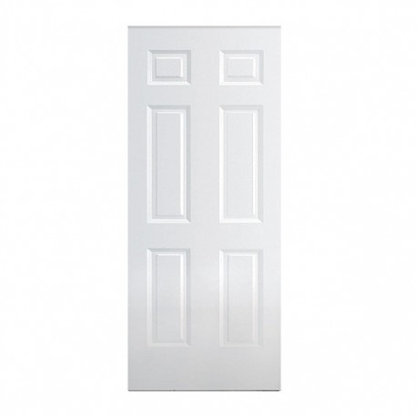 PUERTA DE ACERO BLANCA 6 PANELES 85 X 213 CM MASONITE - Envío Gratuito
