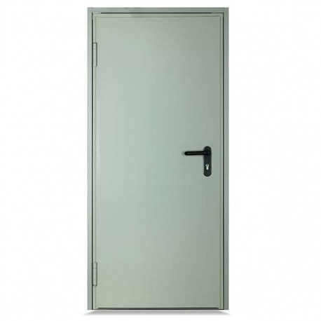 PUERTA DE SEGURIDAD DERECHA BLANCA CORTAFUEGO ACUSTICA 100 X 215 CM ASTURMEX - Envío Gratuito