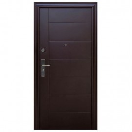 PUERTA SEGURIDAD DUBLÍN DERECHA CHOCOLATE 95 X 213 CM - Envío Gratuito