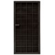 PUERTA DOBLE DE ACERO DUPLEX CHOCOLATE - Envío Gratuito