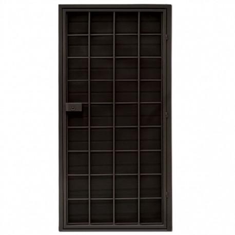 PUERTA DOBLE DE ACERO DUPLEX CHOCOLATE - Envío Gratuito