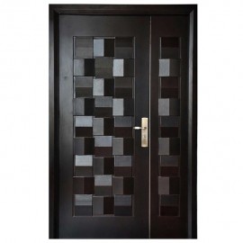 PUERTA SEGURIDAD IZQUIERDA NOGAL MASTER 130 X 213 CM PACIFIC RIM - Envío Gratuito