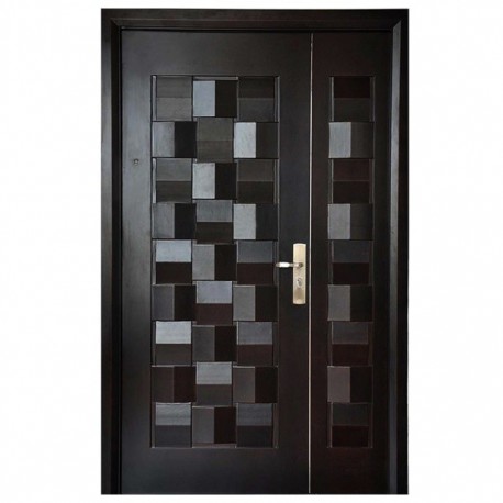 PUERTA SEGURIDAD IZQUIERDA NOGAL MASTER 130 X 213 CM PACIFIC RIM - Envío Gratuito