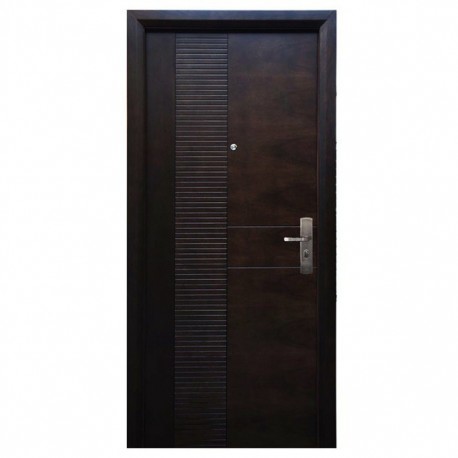 PUERTA SEGURIDAD MODENA 96 NOGAL IZQUIERDA - Envío Gratuito