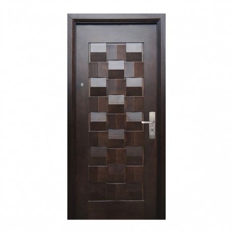 PUERTA SEGURIDAD MASTER 96 NOGAL IZQUIERDA - Envío Gratuito