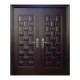 PUERTA SEGURIDAD LUXURY DOB 170 CHOCOLATE IZQUIERDA - Envío Gratuito