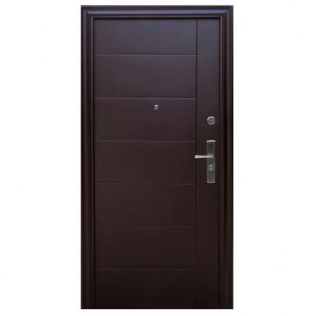 PUERTA SEGURIRDAD DUBLIN CHOCOLATE IZQUIERDA 95 X 213 CM - Envío Gratuito