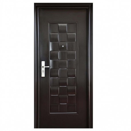 PUERTA SEGURIDAD LUXURY 95 CHOCOLATE DERECHA - Envío Gratuito