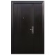 PUERTA SEGURIDAD 3L FIJO 130 CHOCOLATE IZQUIERDA - Envío Gratuito