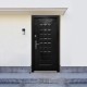 PUERTA DE SEGURIDAD BÁLTICA CHOCOLATE 96X213 CM - Envío Gratuito