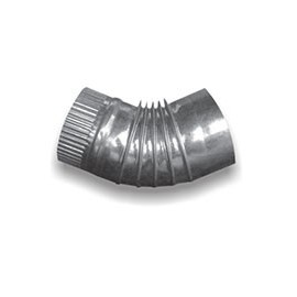 CODO LÁMINA GALV. 4" 45 GRADOS - Envío Gratuito