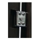 PUERTA SEGURIDAD LUXURY FIJ 130 CHOCOLATE IZQUIERDA - Envío Gratuito