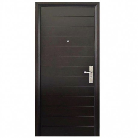 PUERTA SEGURIDAD CONTEMPO 96 NOGAL IZQUIERDA - Envío Gratuito