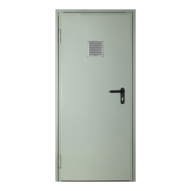 PUERTA DE SEGURIDAD IZQUIERDA BLANCA CORTAFUEGO VENTILADA 132 X 215 CM ASTURMEX - Envío Gratuito