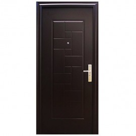 PUERTA SEGURIDAD TIARA 95 CHOCOLATE IZQUIERDA - Envío Gratuito