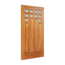 PUERTA DE MADERA NATURAL 213 X 91 CM MONTEALBAN - Envío Gratuito