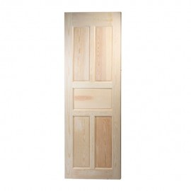 PUERTA MÁLAGA 5 TABLEROS 80X213 CM - Envío Gratuito