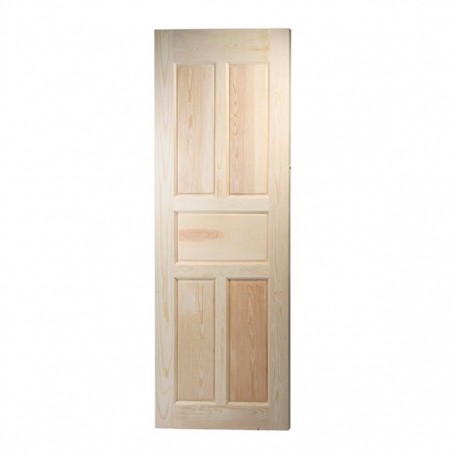 PUERTA MÁLAGA 5 TABLEROS 80X213 CM - Envío Gratuito