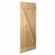 PUERTA ESTABLO 100X213 69MM NATURAL - Envío Gratuito